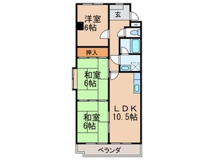 藤が丘第２ホフマンションの物件間取画像